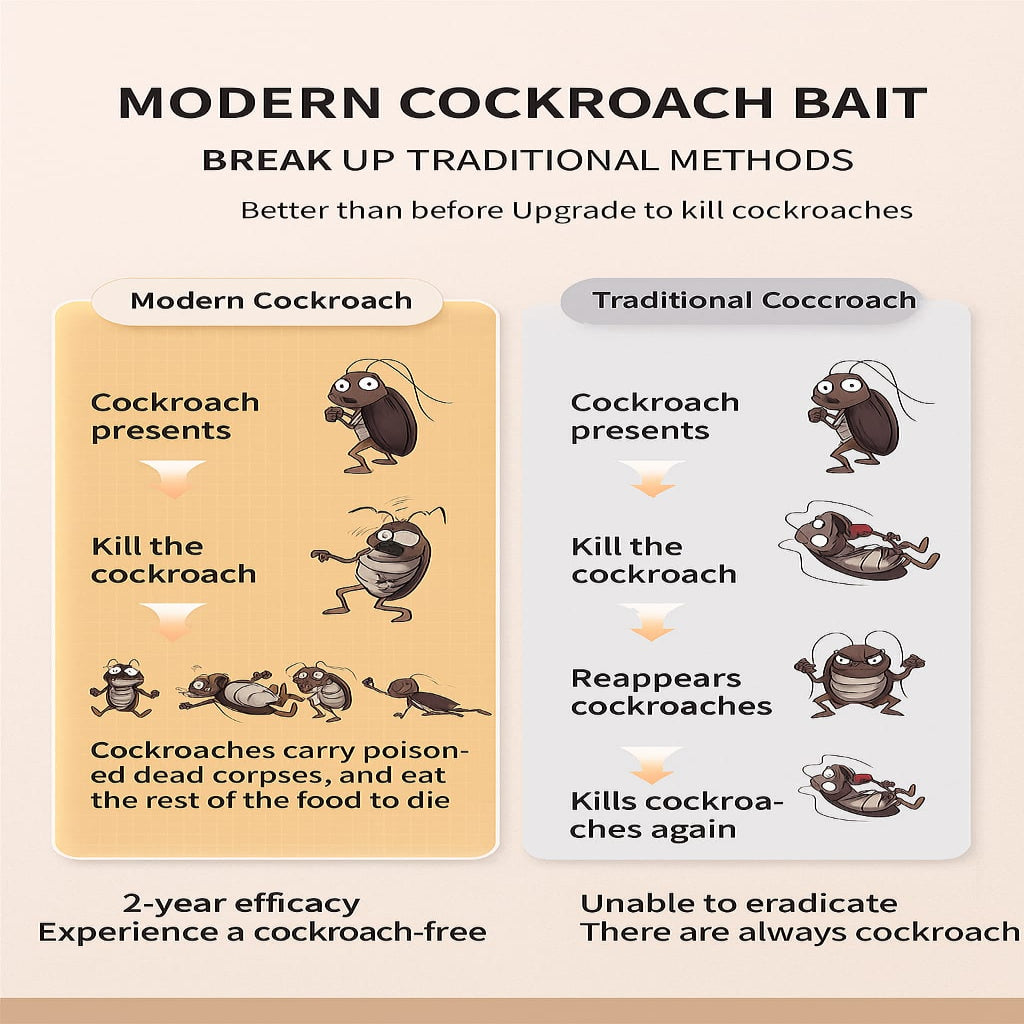 🌿100% Plant Based Japan Combat Roach Killing Bait station 12 Pcs