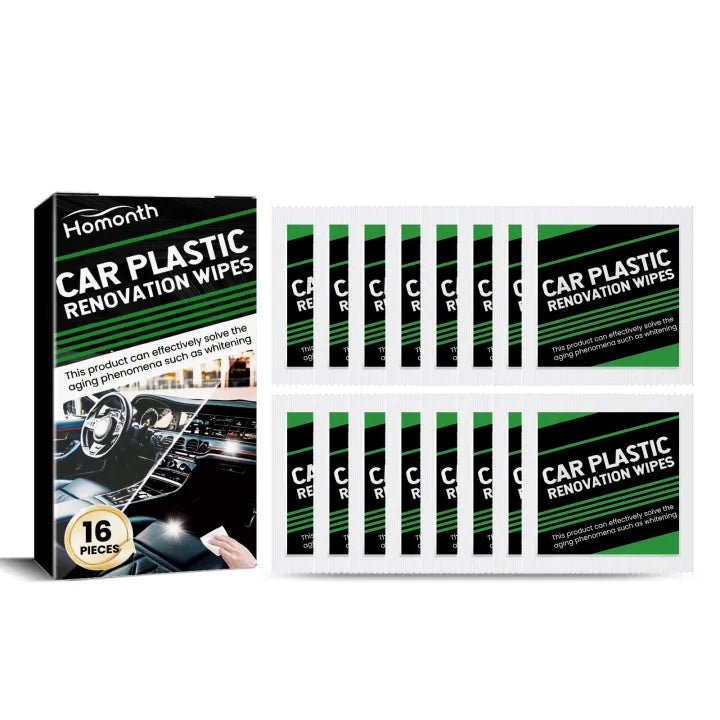 Homonth CAR PLASTIC RENOVATION WIPES 🚗✨ ( BUY 1 GET 1 FREE )