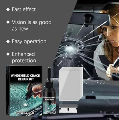 Homonth Windshield Crack Repair Liquid ( BUT 1 GET 1 FREE )