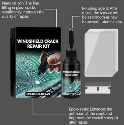 Homonth Windshield Crack Repair Liquid ( BUT 1 GET 1 FREE )