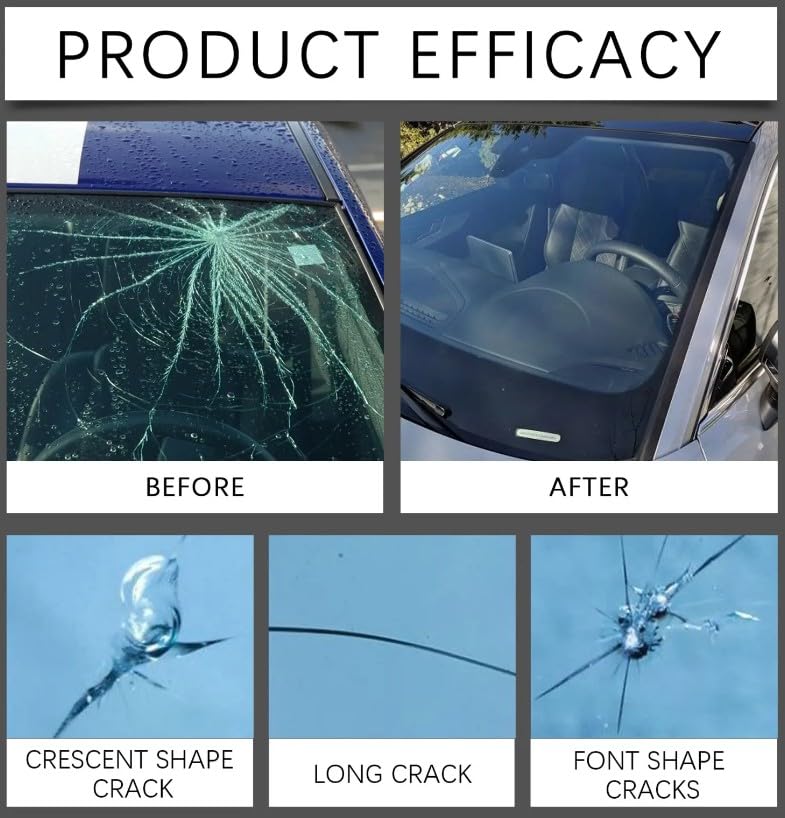 Homonth Windshield Crack Repair Liquid ( BUT 1 GET 1 FREE )