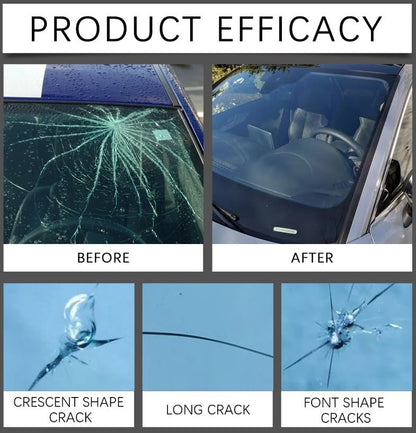 Homonth Windshield Crack Repair Liquid ( BUT 1 GET 1 FREE )
