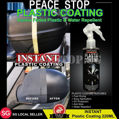 INSTENT Plastic Coating Black Restorer ( BUY 1 GET 1 FREE )