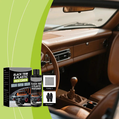 🚗 Homonth BLACK TRIM & PLASTIC RESTORER SPRAY 🚗