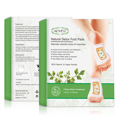 ALIVER Natural Detox Foot Pads ( BUY 1 GET 1 FREE )