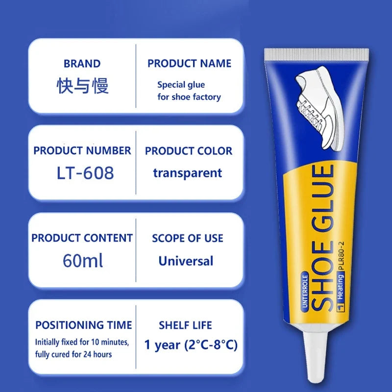 Imported Shoe Repair Glue - Odor Free with High Strength