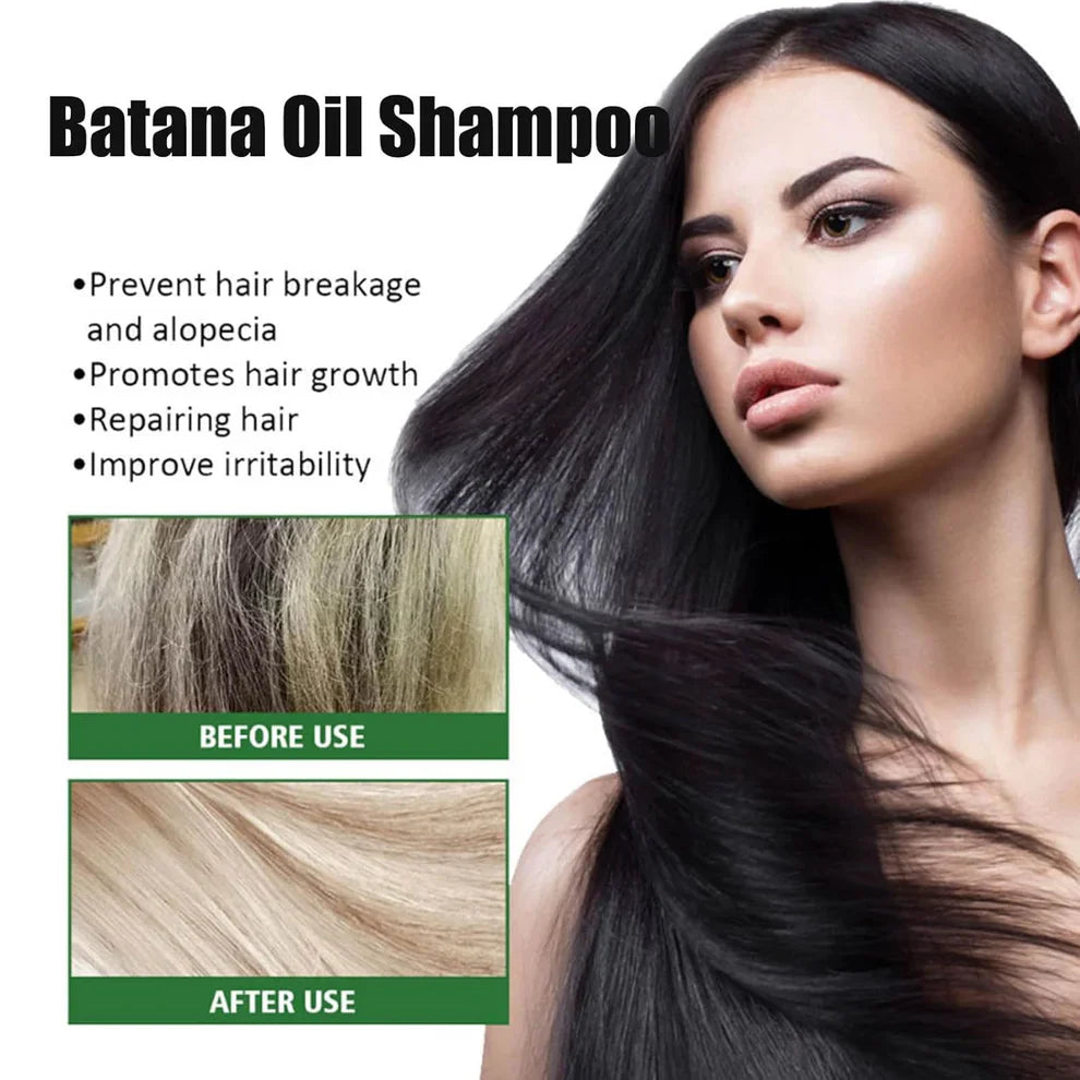 Batana Oil Shampoo for Hair Growth with Rosemary Extract🌱✨