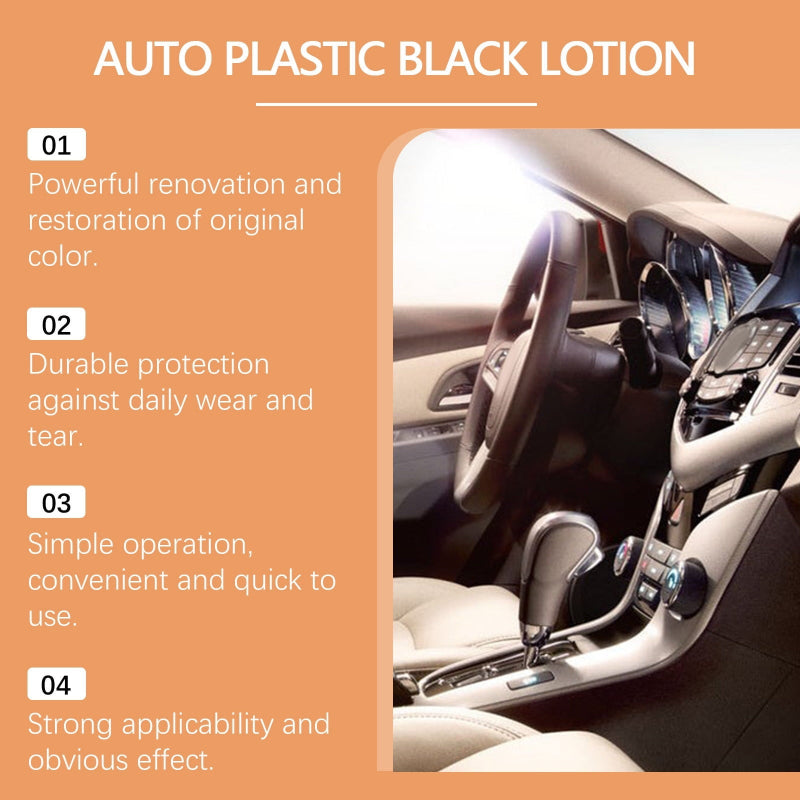 🚗✨ Rayhong Auto Plastic Black Lotion 🚗✨ ( BUY 1 GET 1 FREE )