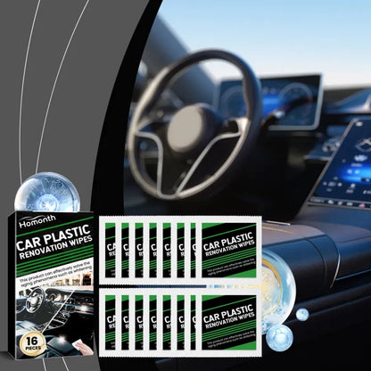 Homonth CAR PLASTIC RENOVATION WIPES 🚗✨ ( BUY 1 GET 1 FREE )