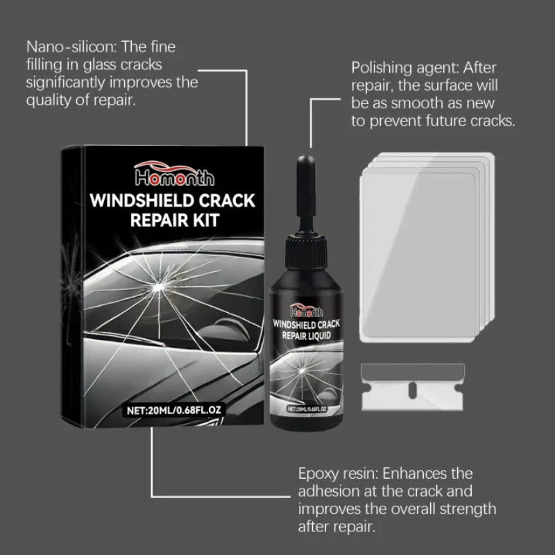 Homonth Windshield Car Glass Crack Repair Kit ( BUY 1 GET 1 FREE )