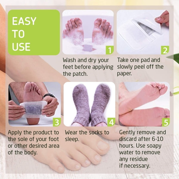 ALIVER Natural Detox Foot Pads ( BUY 1 GET 1 FREE )